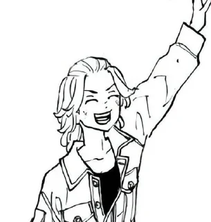 🔥 emoji манджиро сано Telegram sticker 12 of 80