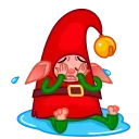 😭 emoji Christmas Elf Telegram sticker 11 of 21