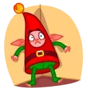 🙀 emoji Christmas Elf Telegram sticker 12 of 21