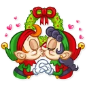 💑 emoji Christmas Elf Telegram sticker 15 of 30