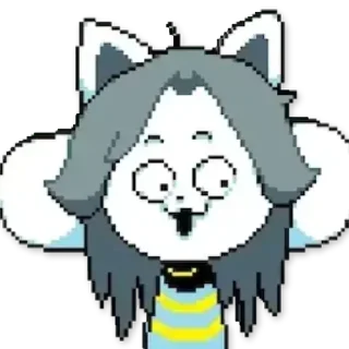 🐈 emoji ᴛᴇᴍᴍʏ ʙʏ : : @stickers_undertale Telegram sticker 7 of 21