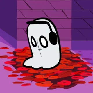 👻 emoji ɴᴀᴘsᴛᴀʙʟᴏᴏᴋ ʙʏ : : @stickers_undertale Telegram sticker 18 of 30