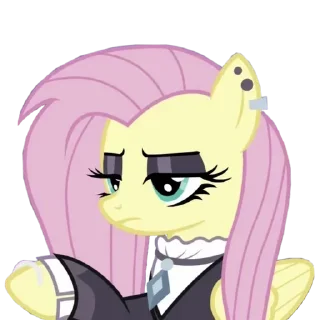 🌟 emoji Fluttershy @toshwallstreet Telegram sticker 5 of 40