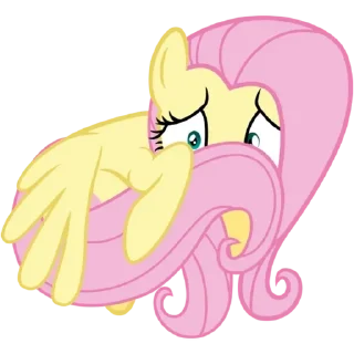 🌟 emoji Fluttershy @toshwallstreet Telegram sticker 8 of 40