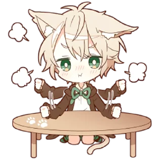 😋 emoji Некомими–кун @nyasticks Telegram sticker 22 of 41