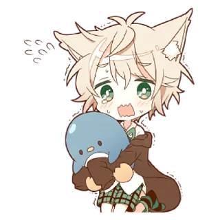 😳 emoji Некомими–кун @nyasticks Telegram sticker 6 of 41
