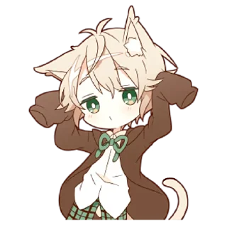 🙉 emoji Некомими–кун @nyasticks Telegram sticker 20 of 41