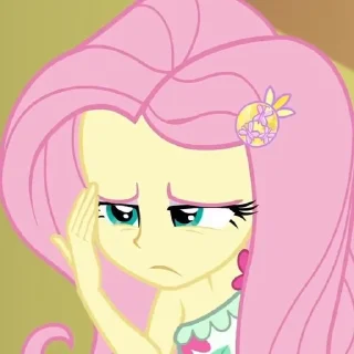 😒 emoji fluttershy Telegram sticker 13 of 58