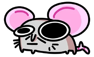 🤪 emoji Крысюк без текста @stickers_vk Telegram sticker 16 of 48