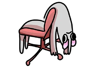 🫠 emoji Крысюк без текста @stickers_vk Telegram sticker 6 of 48