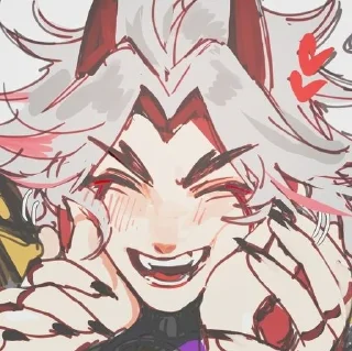 🐮 emoji Arataki Uno Itto💛 Telegram sticker 3 of 32