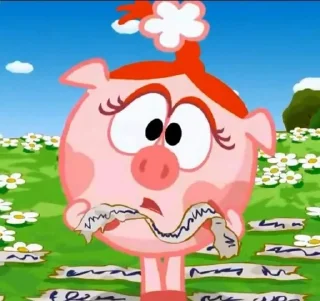 🐽 emoji нюша🐽 :: @butterflieshelpyou Telegram sticker 3 of 58