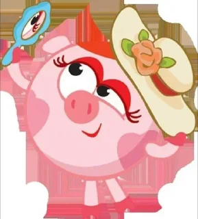 🐽 emoji нюша🐽 :: @butterflieshelpyou Telegram sticker 11 of 58