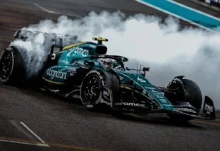 Sticker from Aston Martin Formula 1 Banner