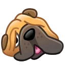 🫠 emoji Dogs emoji Telegram sticker 24 of 50