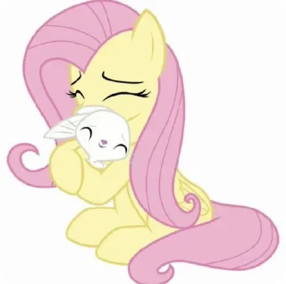 🌟 emoji ⭐️✨Silly Fluttershy✨💖 Telegram sticker 17 of 42