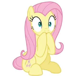 🌟 emoji Fluttershy Telegram sticker 6 of 34