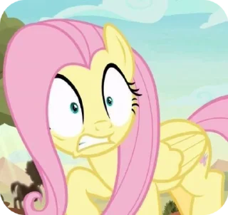 🌟 emoji Fluttershy @stickerpacksfan Telegram sticker 8 of 25