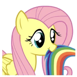 🌟 emoji Fluttershy Telegram sticker 13 of 34