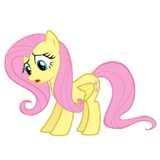 🌟 emoji Fluttershy Telegram sticker 9 of 34