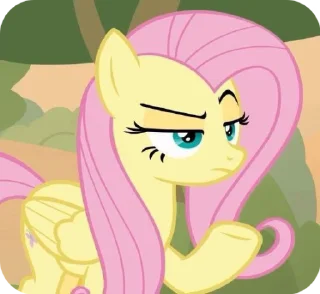 🌟 emoji Fluttershy @stickerpacksfan Telegram sticker 16 of 25