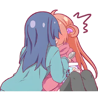 💋 emoji Подружки @Nyasticks Telegram sticker 14 of 41