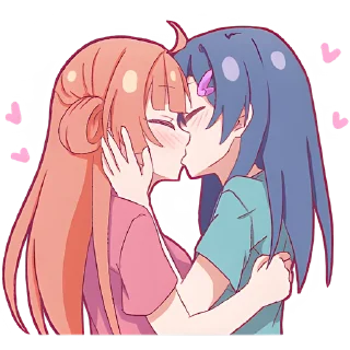 💋 emoji Подружки @Nyasticks Telegram sticker 24 of 41