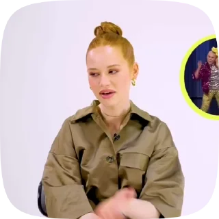 🕯 emoji Madelaine Petsch by @eliafy Telegram sticker 11 of 27