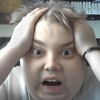 🤯 emoji Денис реакция Telegram sticker 22 of 48