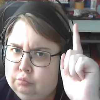 🤓 emoji Денис реакция Telegram sticker 20 of 48