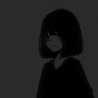 🖤 emoji SaD(грусть) 😕 Telegram sticker 23 of 59