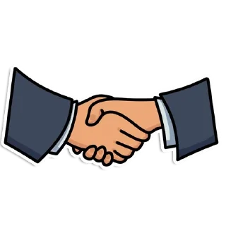 🤝 emoji Булавопак Telegram sticker 24 of 80