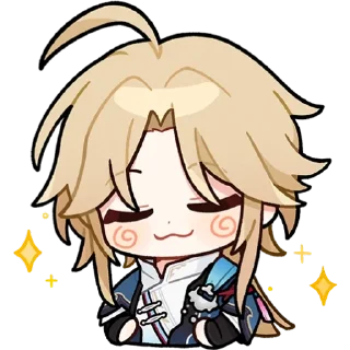 😌 emoji Honkai Star Rail 🇺🇦 Telegram sticker 19 of 72