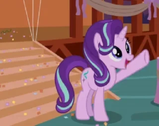 ✋ emoji @mlpstickers Starlight Glimmer animated pack Telegram sticker 6 of 45