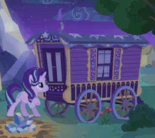 😑 emoji @mlpstickers Starlight Glimmer animated pack Telegram sticker 17 of 45