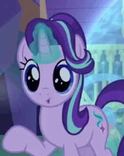 😲 emoji @mlpstickers Starlight Glimmer animated pack Telegram sticker 3 of 45