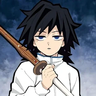 🫤 emoji Гию томиока @anime_stickerr Telegram sticker 12 of 20
