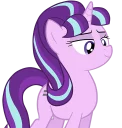 😏 emoji Starlight Glimmer Pony Telegram sticker 16 of 41