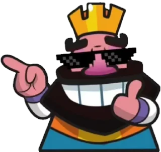 😎 emoji Clash Royale Telegram sticker 8 of 8