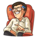 Sticker from Bill Gates