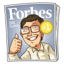 Sticker from Bill Gates