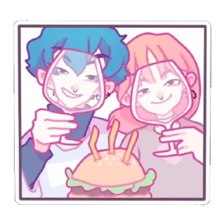 🍔 emoji Малиновый джем Telegram sticker 23 of 47