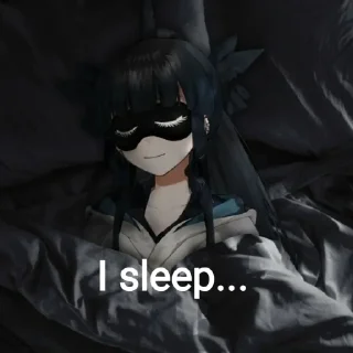 💤 emoji Artemis of the BlueShark🦈Vtuber Telegram sticker 10 of 38