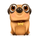 😃 emoji Мопс Халк Telegram sticker 23 of 30