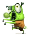 🤢 emoji Мопс Халк Telegram sticker 24 of 30