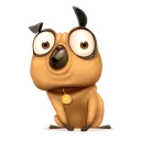 😙 emoji Мопс Халк Telegram sticker 15 of 30