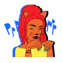 Sticker from NYX COSMETICS GIRLS