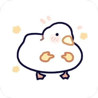 🫥 emoji Duck Telegram sticker 5 of 18