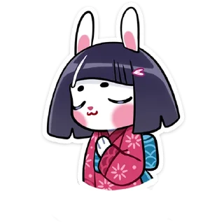 😌 emoji усагичи без надписей @stickwithouttext Telegram sticker 17 of 46