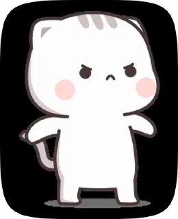 😡 emoji cutecatmochi Telegram sticker 10 of 50